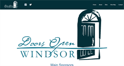 Desktop Screenshot of doorsopenwindsor.com